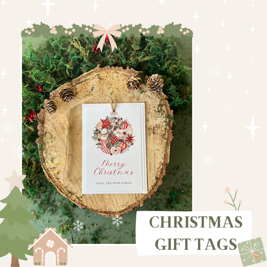 Large Personalised Christmas Tag