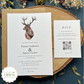 Scottish Stag Wedding Invitation