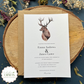 Scottish Stag Wedding Invitation