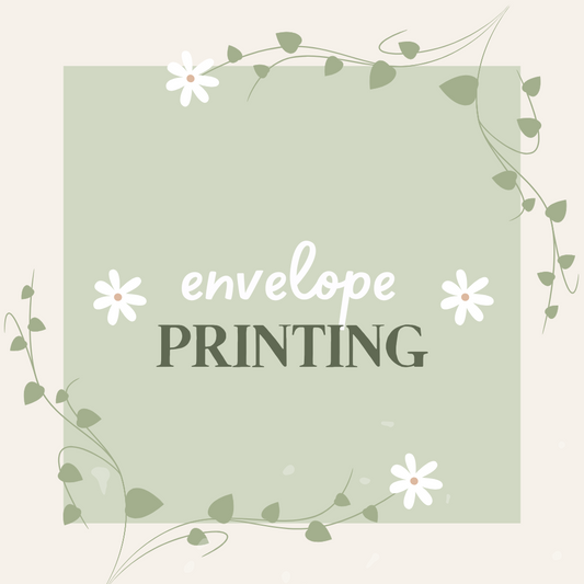 Printed Envelope Addressing