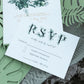 Tropical Paradise Wedding Invitation Set - Customisable Destination Elegance